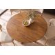 Mese dining - Masa rotunda din lemn masiv de mango ART WOOD 140cm