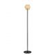 Lampadare - Lampa de podea din travertin si sticla chihlimbar MELONY