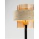 Lampadare - Lampa de podea din travertin si sticla chihlimbar MELONY