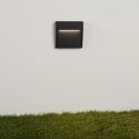 Spot aplicat LED iluminat fatade, scari exterior IP54, STRIDE negru