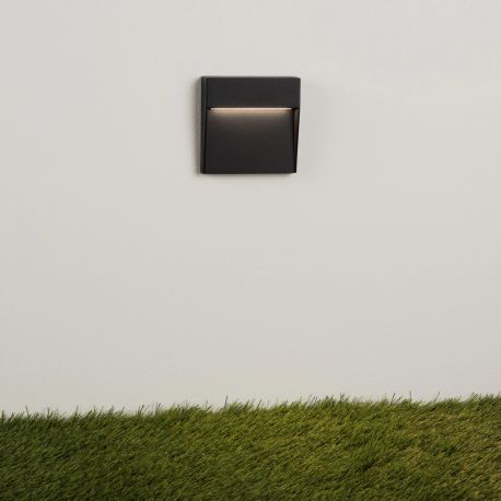 Spoturi - Spot aplicat LED iluminat fatade, scari exterior IP54, STRIDE negru