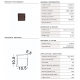 Spoturi - Spot aplicat LED iluminat fatade, scari exterior IP54, STRIDE corten