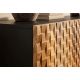 Comode - Comoda SHADES 180cm cu usi multicolore, lemn de mango, design 3D