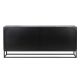 Comode - Comoda SHADES 180cm cu usi multicolore, lemn de mango, design 3D