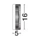 Aplice, corpuri de iluminat pentru pereti - Aplica de perete LED, metal alama aurie si sticla CARLA 16cm