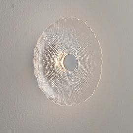 Aplica de perete LED, otel cromat si sticla SADIE