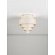Lustre aplicate - Lustra LED aplicata tavan MINDY 24cm crem