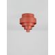 Lustre aplicate - Lustra LED aplicata tavan MINDY 24cm rosie