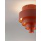 Lustre aplicate - Lustra LED aplicata tavan MINDY 24cm rosie