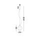 Pendule, Lustre suspendate - Lustra LED suspendata MINDY 24cm crem