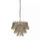 Candelabre, Lustre - Lustra suspendata, Monarch 5Lt, metal auriu si cristale K9