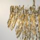 Candelabre, Lustre - Lustra suspendata, Monarch 5Lt, metal auriu si cristale K9