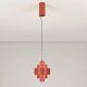 Pendule, Lustre suspendate - Lustra LED suspendata MINDY 18cm rosie