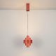 Pendule, Lustre suspendate - Lustra LED suspendata MINDY 18cm rosie