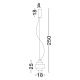 Pendule, Lustre suspendate - Lustra LED suspendata MINDY 18cm rosie