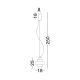 Pendule, Lustre suspendate - Lustra LED suspendata MINDY 18cm crem