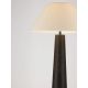 Lampadare - Lampa de podea din furnir maro si tesatura boucle MOKU