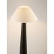 Lampadare - Lampa de podea din furnir maro si tesatura boucle MOKU