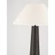 Lampadare - Lampa de podea din furnir maro si tesatura boucle MOKU