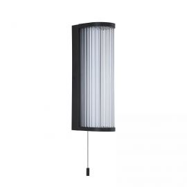 Aplice oglinda, tablou - Aplica de perete baie IP44 negru Rue LED
