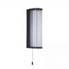 Aplica de perete baie IP44 negru Rue LED