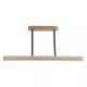 Pendule, Lustre suspendate - Lustra liniara extensibila finisaj champagne periat, tija telescopica LED 2700K Bar