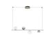 Pendule, Lustre suspendate - Lustra liniara iluminat LED, CELSO argintiu/ transparent/ fumuriu