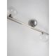 Pendule, Lustre suspendate - Lustra liniara iluminat LED, CELSO argintiu/ transparent/ fumuriu