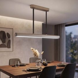 Lustra liniara extensibila finisaj champagne periat, tija telescopica LED 3000K Bar