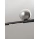 Pendule, Lustre suspendate - Lustra liniara iluminat LED, CELSO negru/ transparent/ fumuriu