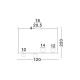 Pendule, Lustre suspendate - Lustra liniara iluminat LED, CELSO negru/ transparent/ fumuriu