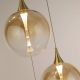Pendule, Lustre suspendate - Lustra cu 5 pendule LED hol, casa scarii Alchemy H-150cm