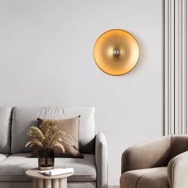 Aplice, corpuri de iluminat pentru pereti - Aplica de perete design decorativ FRANCY alama 47cm