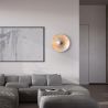 Aplica de perete design decorativ FRANCY argintie 47cm