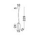 Pendule, Lustre suspendate - Pendul design decorativ din metal DARIA alama Antique