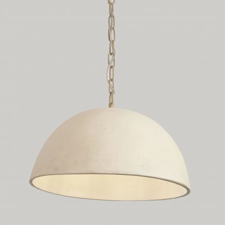 Pendule, Lustre suspendate - Pendul din ciment diametru 36cm FALLOW bej