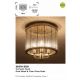 Lustre aplicate - Lustra aplicata din metal auriu si tije din sticla, 3Lt Premium