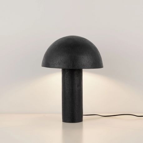 Veioze - Veioza/Lampa de masa din ciment FALLOW negru