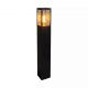 Stalpi - Stalp exterior IP44 din policarbonat negru Dubai H-90cm