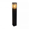 Stalp exterior IP44 din policarbonat negru Dubai H-90cm
