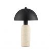 Lampa de masa decorativa VANNIE negru/bej