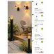 Stalpi - Stalp exterior IP44 din policarbonat negru Broadway H-90cm