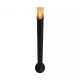 Stalpi - Stalp exterior IP44 din policarbonat negru Broadway H-90cm