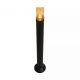 Stalpi - Stalp exterior IP44 din policarbonat negru Broadway H-45cm