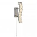 Aplica de perete LED din metal cromat si sticla Belle