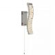 Aplica de perete LED din metal cromat si sticla Belle