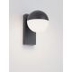 Aplice - Aplica LED, iluminat exterior 3000K IP54 MAKO antracit