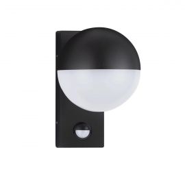 Aplice - Aplica LED cu senzor, iluminat exterior 3000K IP54 MAKO negru