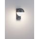 Aplice - Aplica LED cu senzor, iluminat exterior 3000K IP54 MAKO antracit