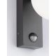 Aplice - Aplica LED cu senzor, iluminat exterior 3000K IP54 MAKO antracit